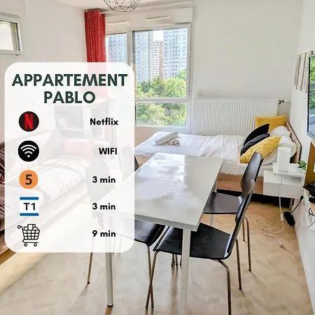 Studio Pablo - 3 Min Du Metro - Ideal Duo & Bebe Bobigny Exterior photo